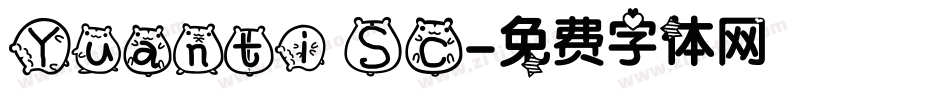 Yuanti SC字体转换
